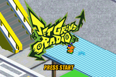 Jet Grind Radio Title Screen